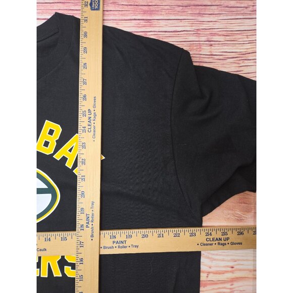 Green Bay Packers NFL Team Apparel Black T-Shirt XL - Picture 6 of 6
